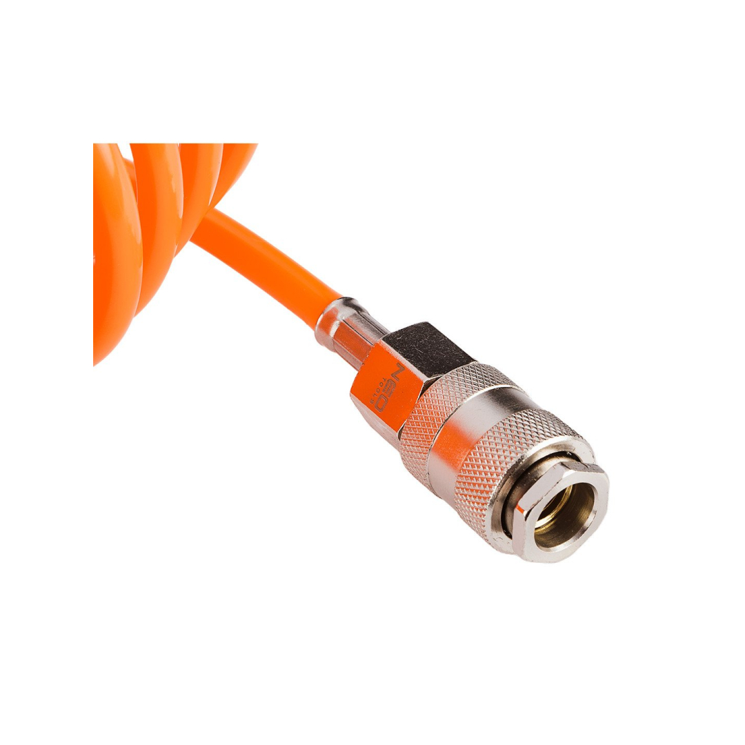 Spiralinė slėgio žarna 5 x 8 mm, 5 m, PE 5 Spiralinė slėgio žarna 5 x 8 mm, 5 m, PE 5