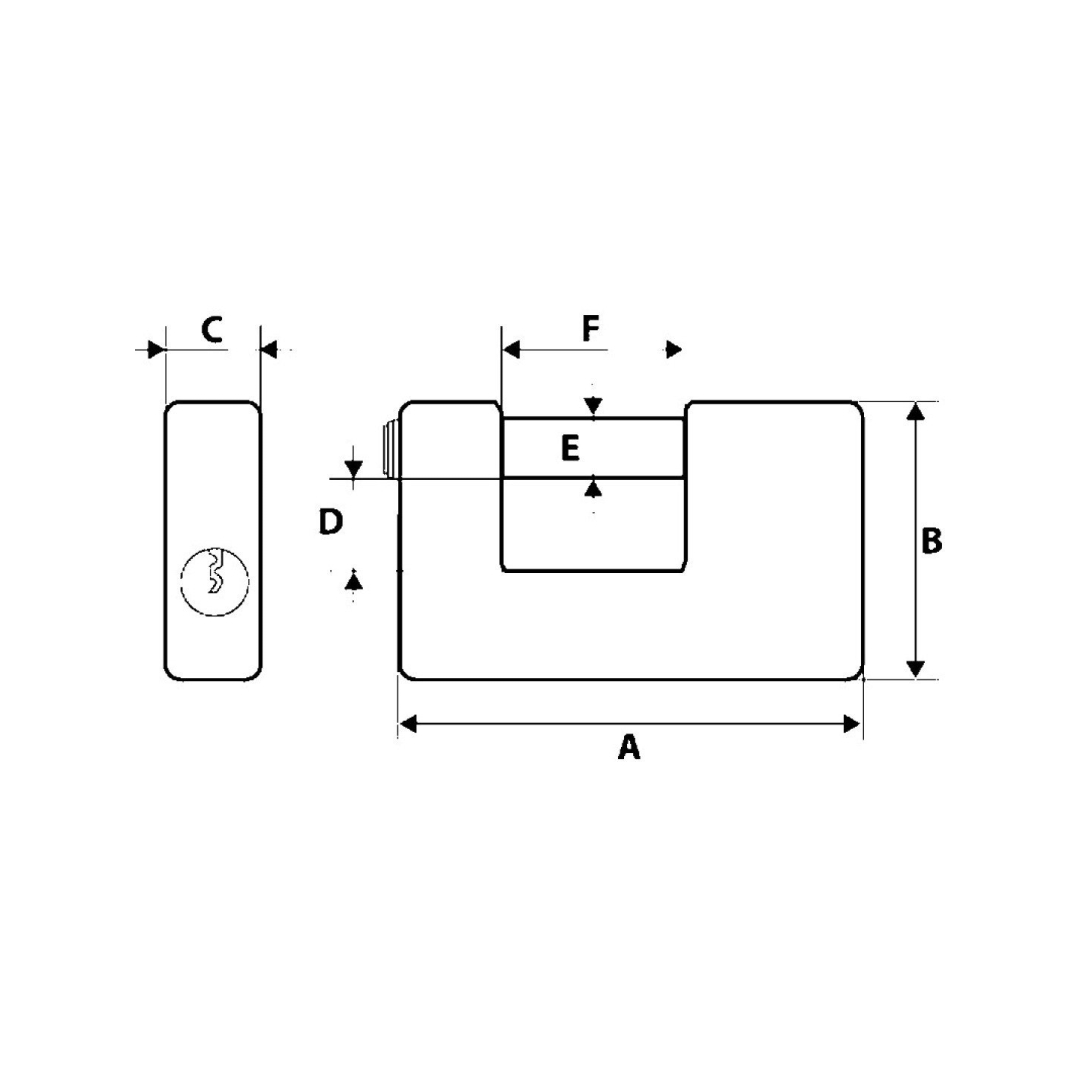 Spyna pakabinama 50mm 2