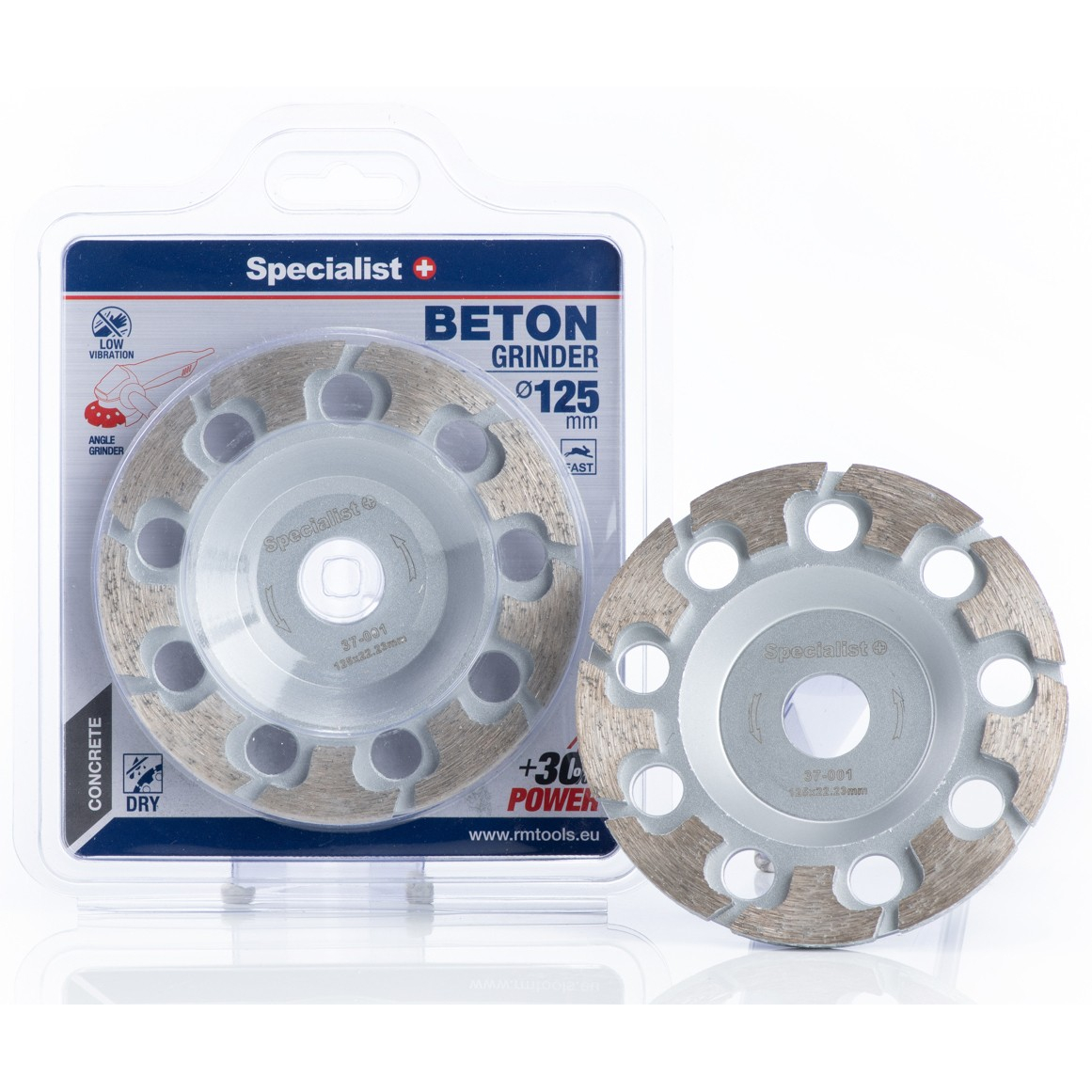 SPECIALIST+ deimantinė šlif. Lėkštelė, T formos, 125x22 mm 2 SPECIALIST+ deimantinė šlif. Lėkštelė, T formos, 125x22 mm 2