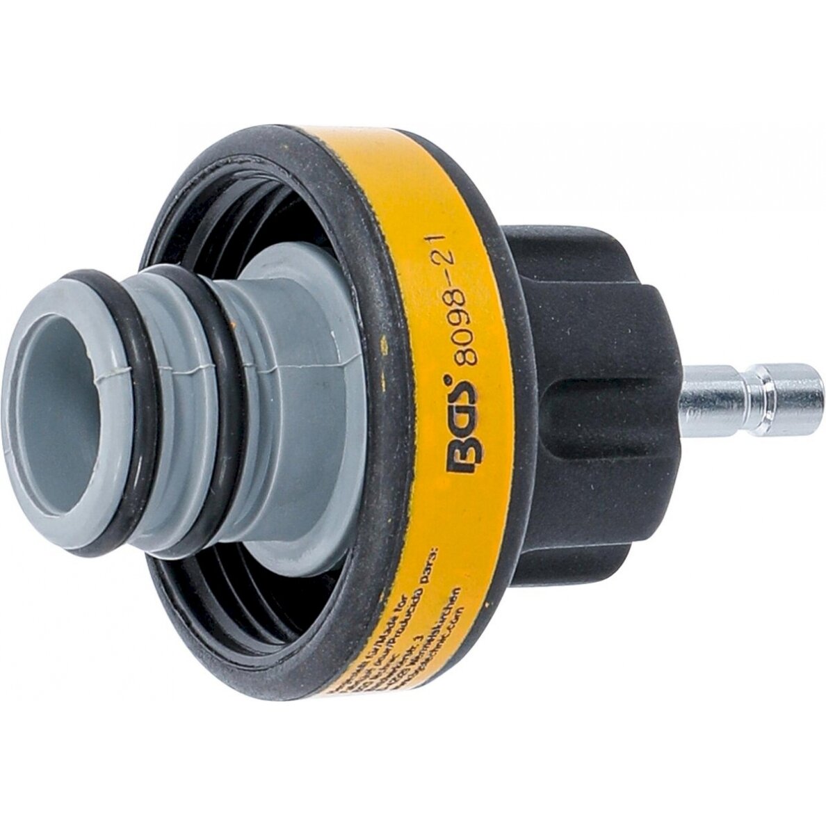 Spaudimo adapteris 21 | BGS 8027, 8098 | for Fiat, Opel, Saab (8098-21) Spaudimo adapteris 21 | BGS 8027, 8098 | for Fiat, Opel, Saab (8098-21)