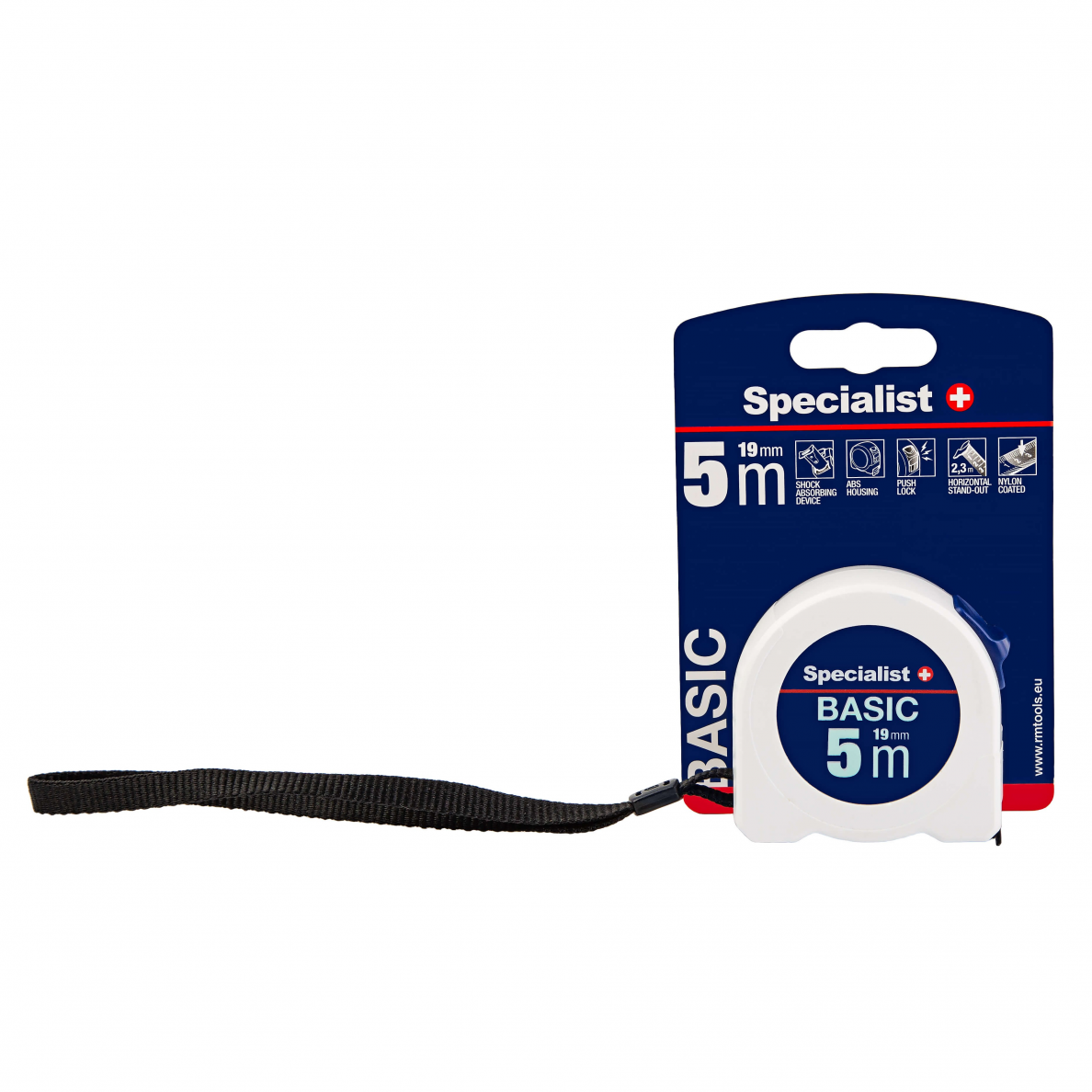 Specialist+ Basic ruletė 5 m x 25 mm 1