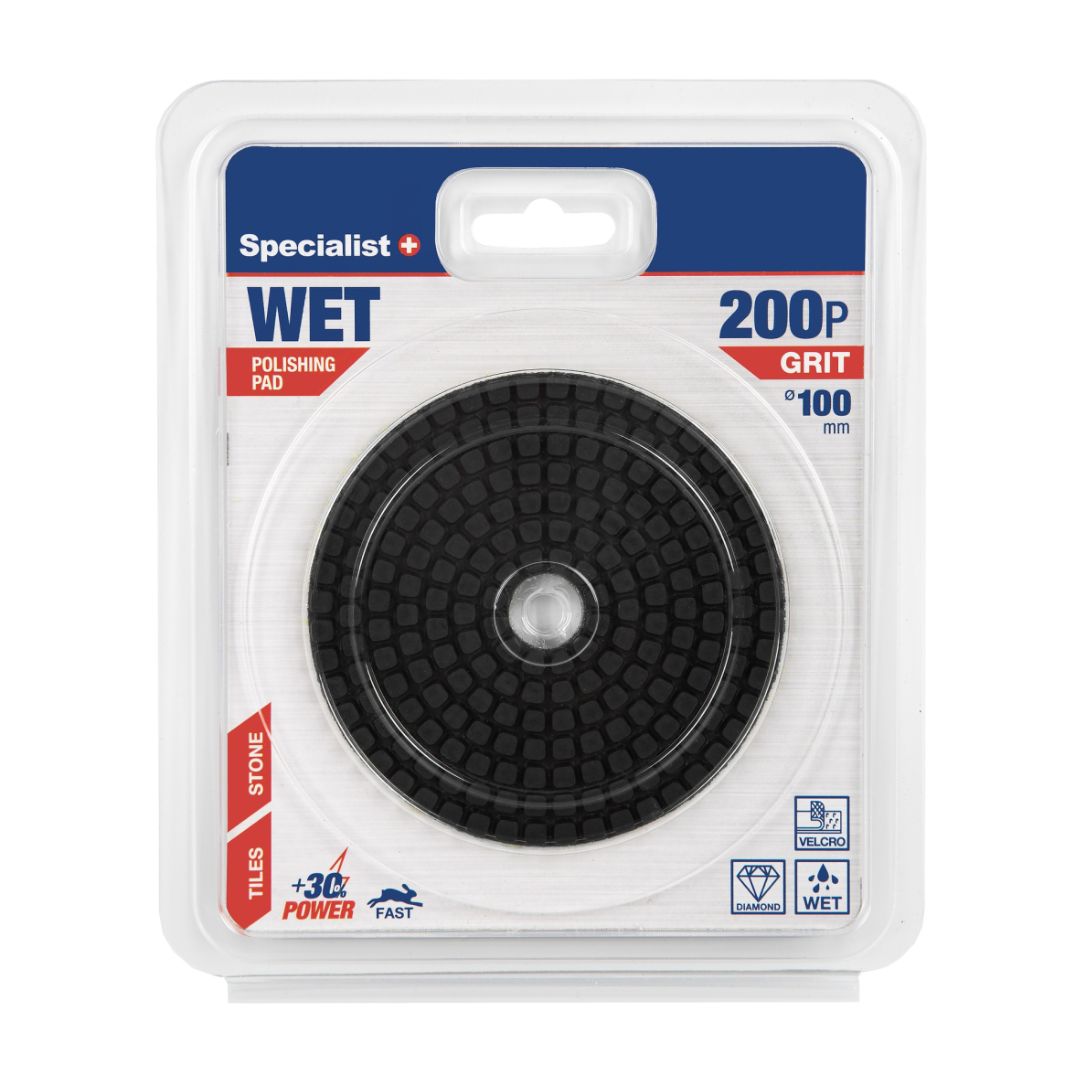 SPECIALIST+ deimant. Šlifavimo lap., 100 mm, 200P SPECIALIST+ deimant. Šlifavimo lap., 100 mm, 200P