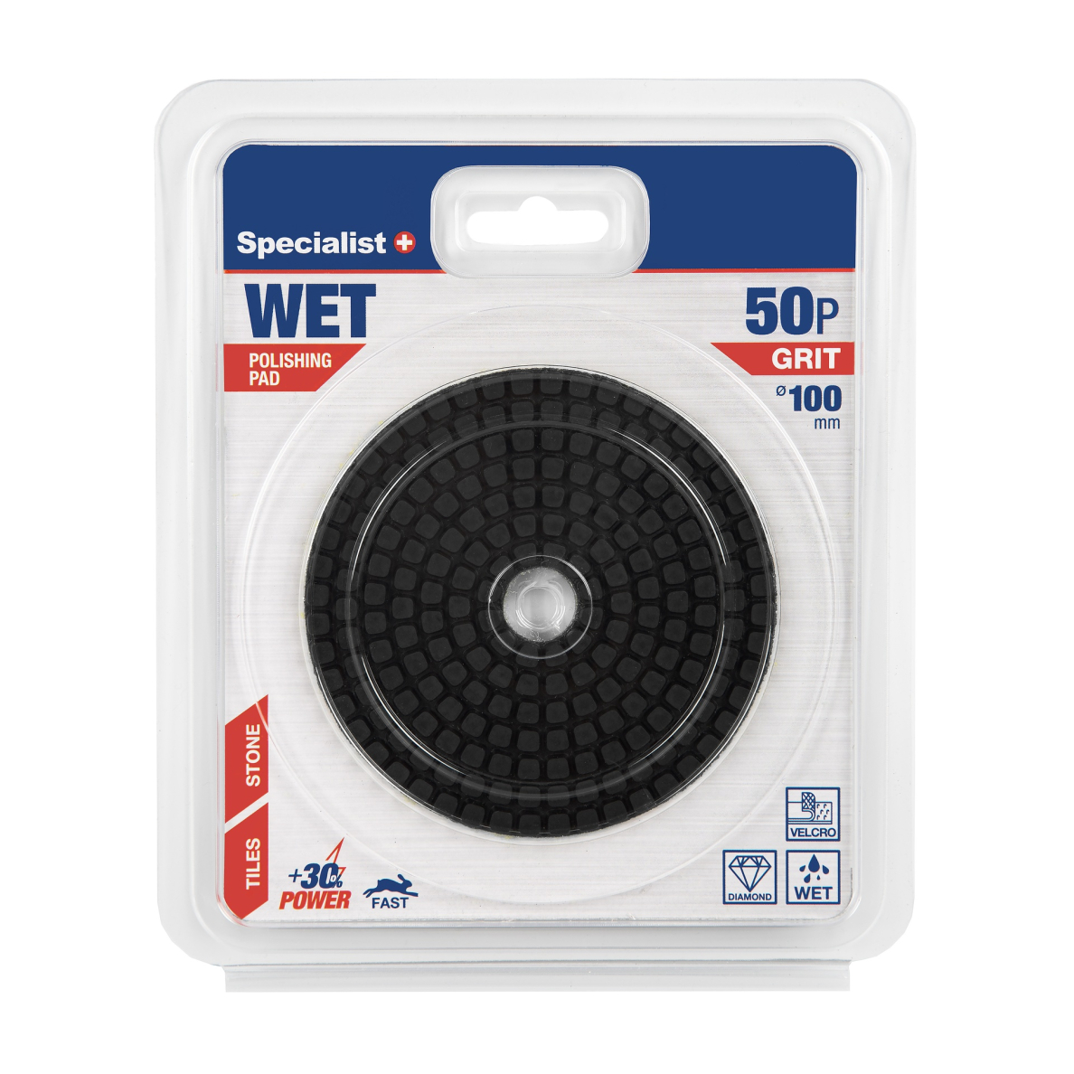 SPECIALIST+ deimant. Šlifavimo lap., 100 mm, 50P SPECIALIST+ deimant. Šlifavimo lap., 100 mm, 50P