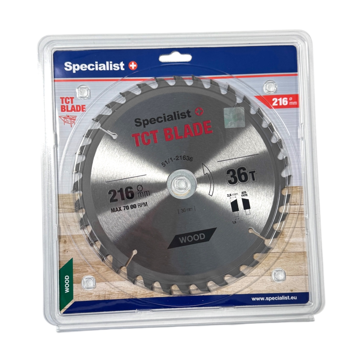 SPECIALIST+ pjovimo diskas, 216x36Tx30/20 mm SPECIALIST+ pjovimo diskas, 216x36Tx30/20 mm