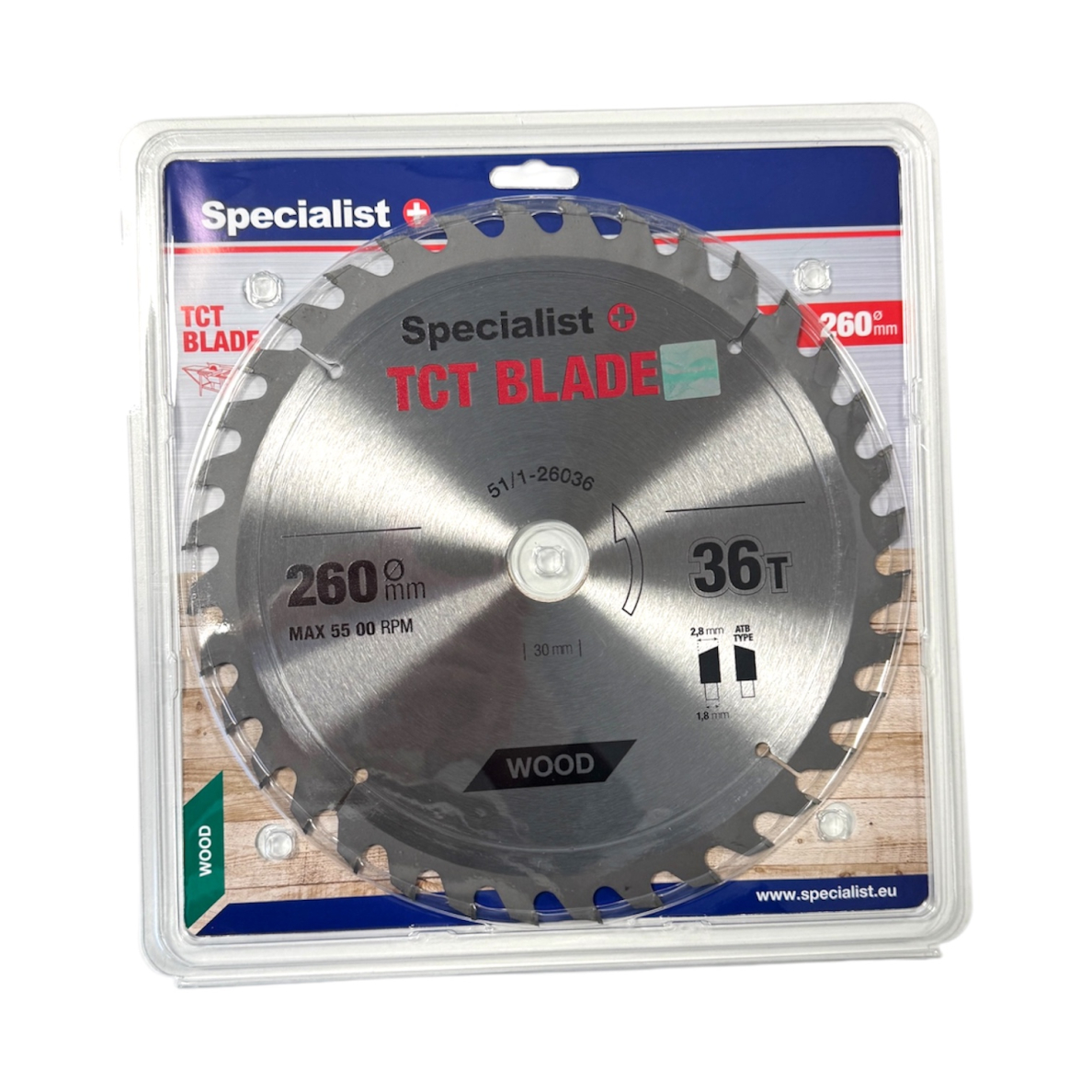 SPECIALIST+ pjovimo diskas, 260x36Tx30 mm SPECIALIST+ pjovimo diskas, 260x36Tx30 mm