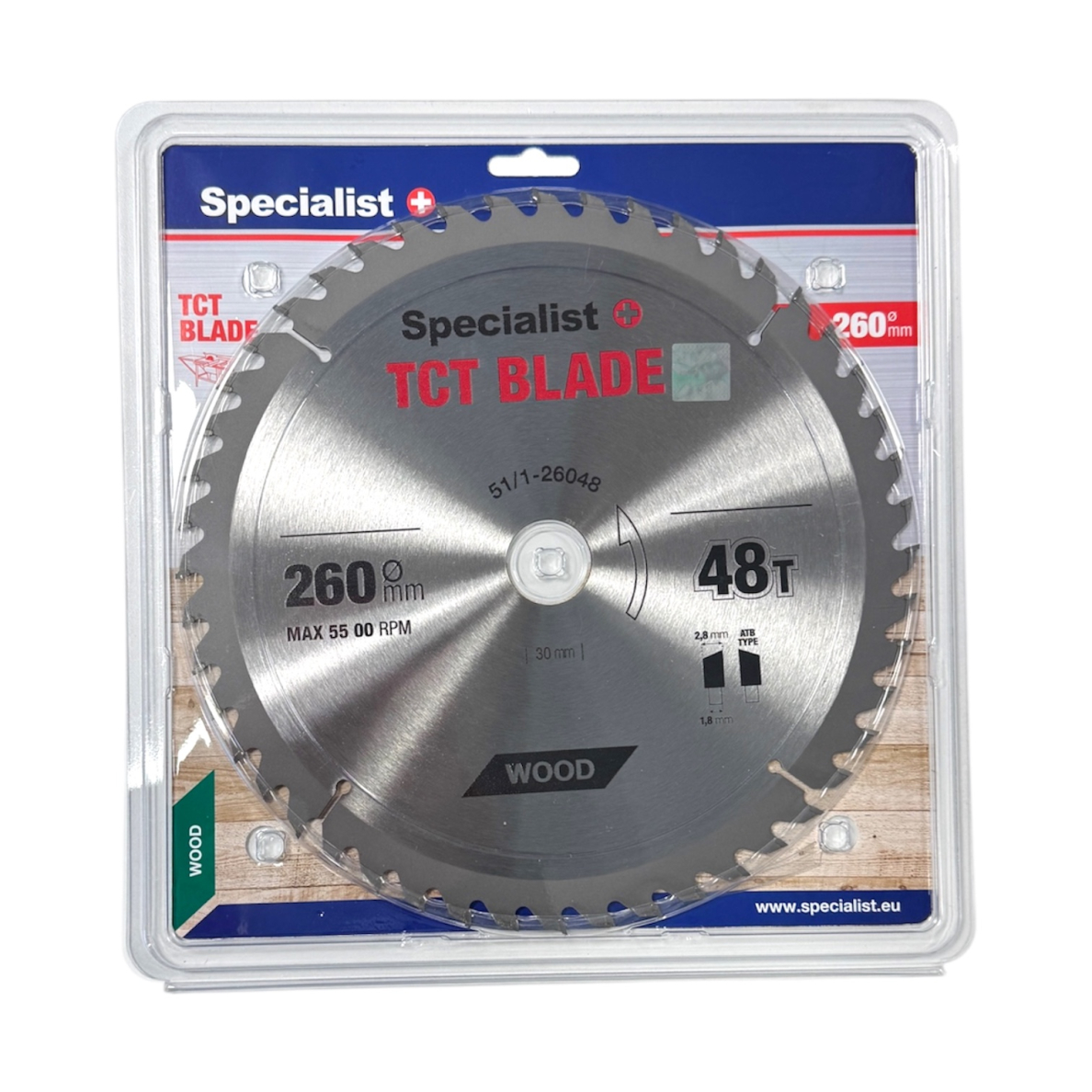 SPECIALIST+ pjovimo diskas, 260x48Tx30 mm SPECIALIST+ pjovimo diskas, 260x48Tx30 mm