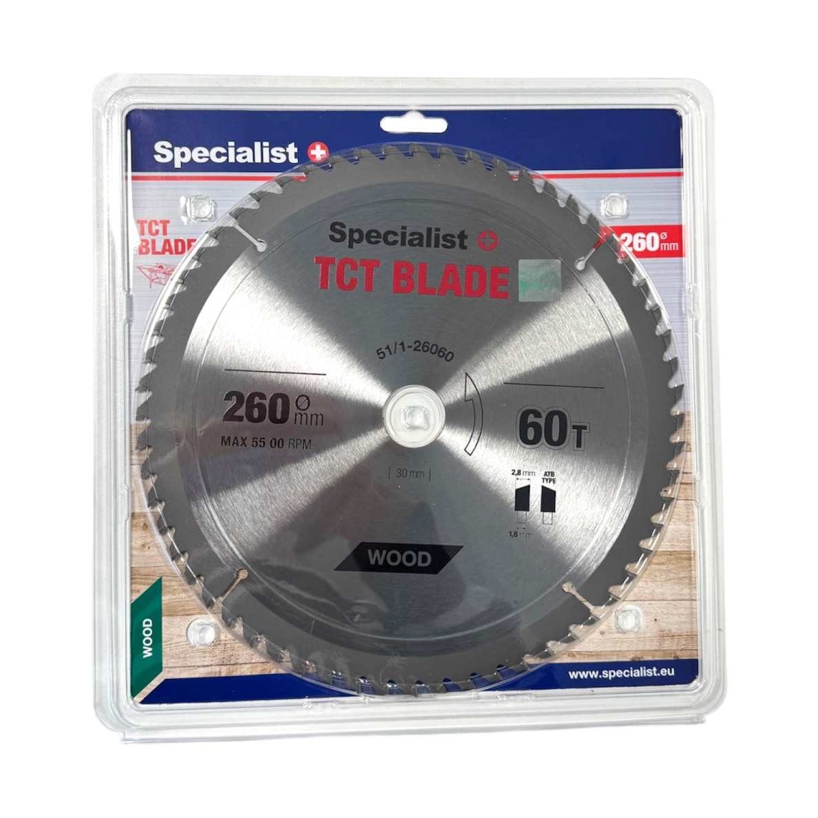 SPECIALIST+ pjovimo diskas, 260x60Tx30 mm SPECIALIST+ pjovimo diskas, 260x60Tx30 mm