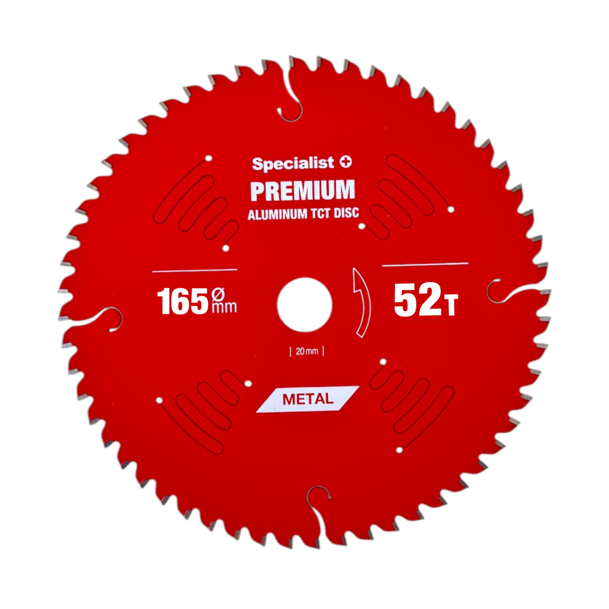 SPECIALIST+ pjovimo diskas Aluminium 165x52Tx20mm SPECIALIST+ pjovimo diskas Aluminium 165x52Tx20mm