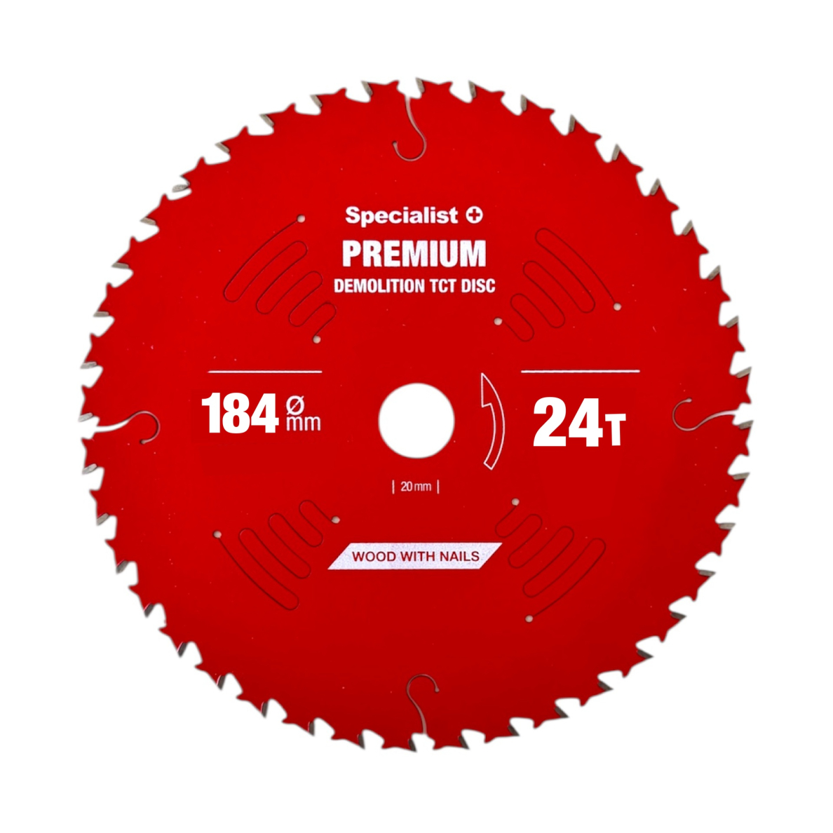 SPECIALIST+ pjovimo diskas Demolition 184x24Tx20/16mm SPECIALIST+ pjovimo diskas Demolition 184x24Tx20/16mm