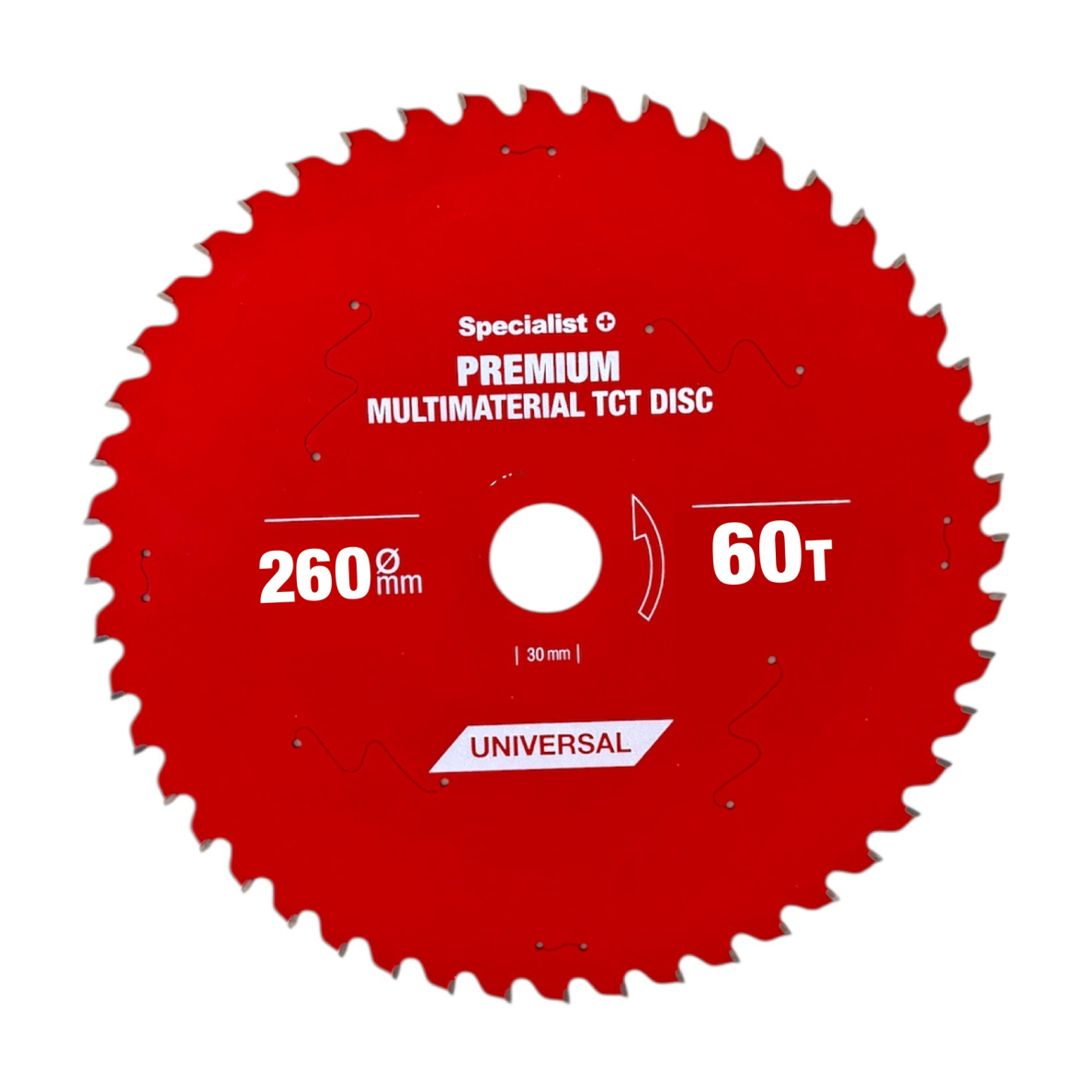 SPECIALIST+ pjovimo diskas Multimaterial 260x60Tx30mm SPECIALIST+ pjovimo diskas Multimaterial 260x60Tx30mm