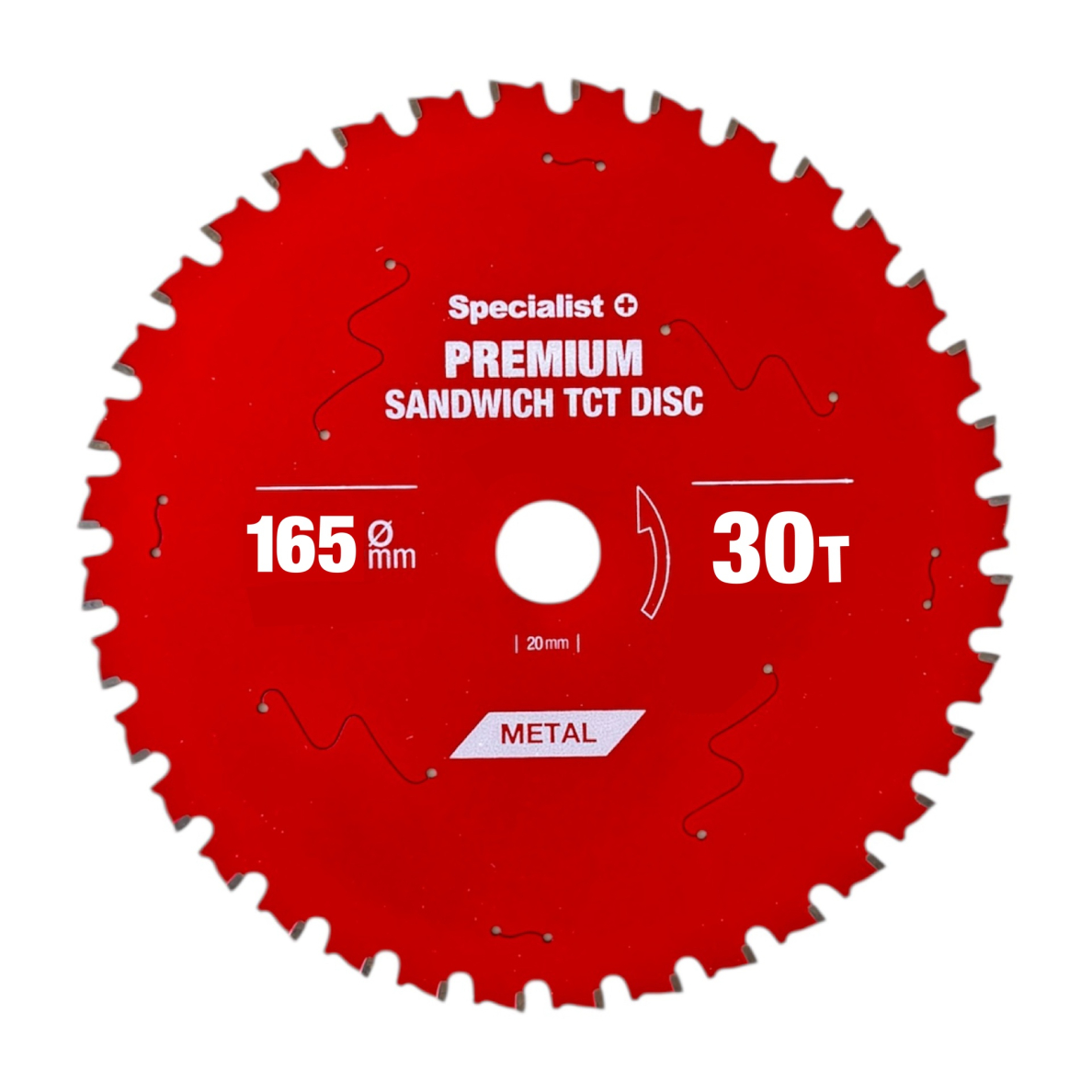 SPECIALIST+ pjovimo diskas Sandwich 165x30Tx20mm