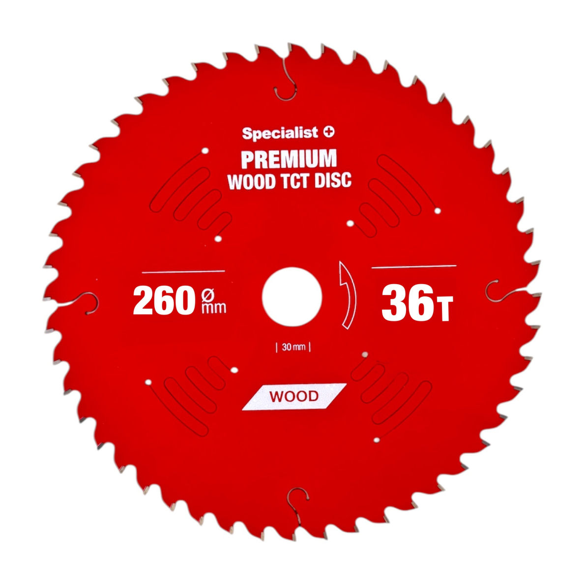 SPECIALIST+ pjovimo diskas Wood 260x36Tx30mm