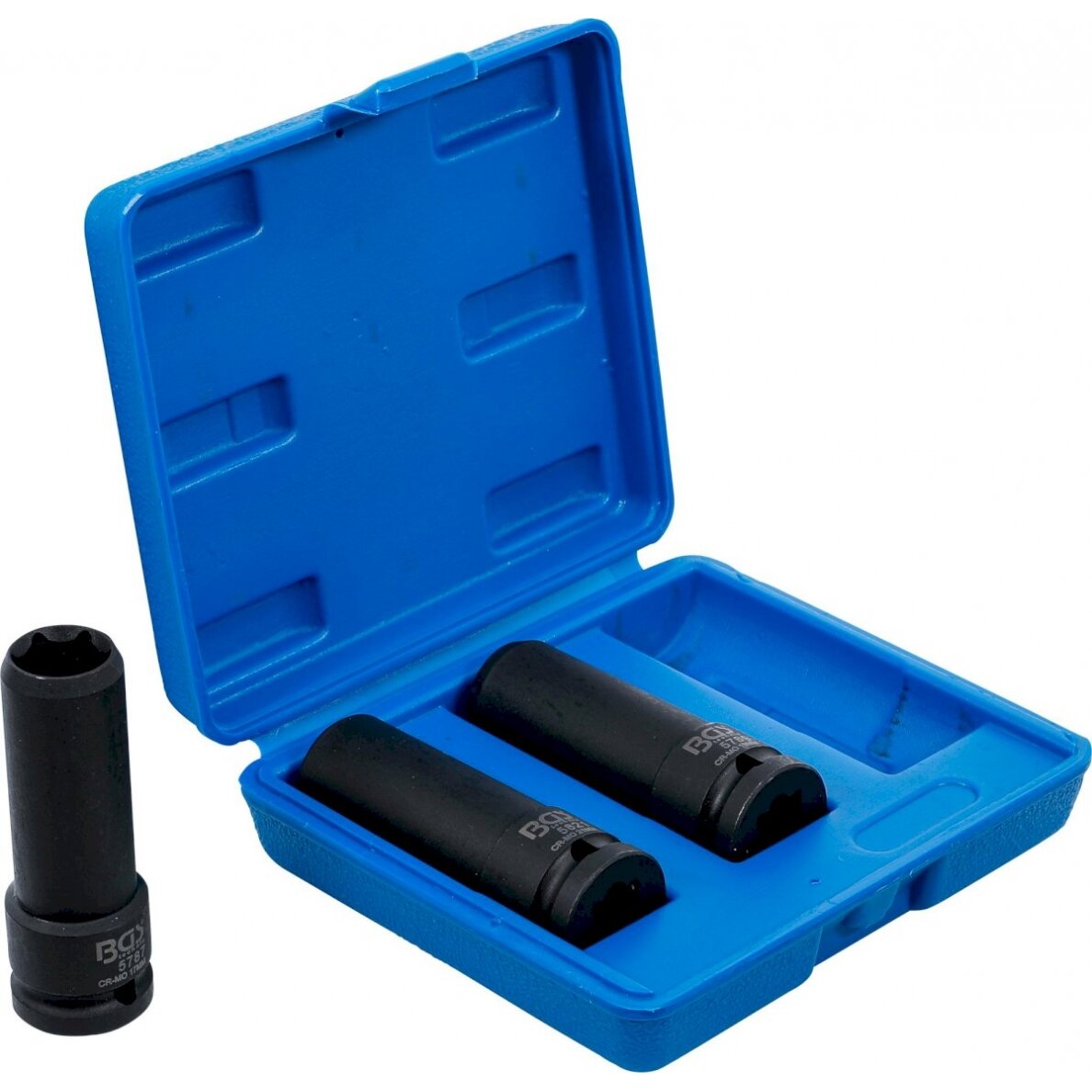 Specialių smūginių galvučių rinkinys | 12,5 mm (1/2") | 17/19/21 mm | 3 vnt. (80003) Specialių smūginių galvučių rinkinys | 12,5 mm (1/2") | 17/19/21 mm | 3 vnt. (80003)