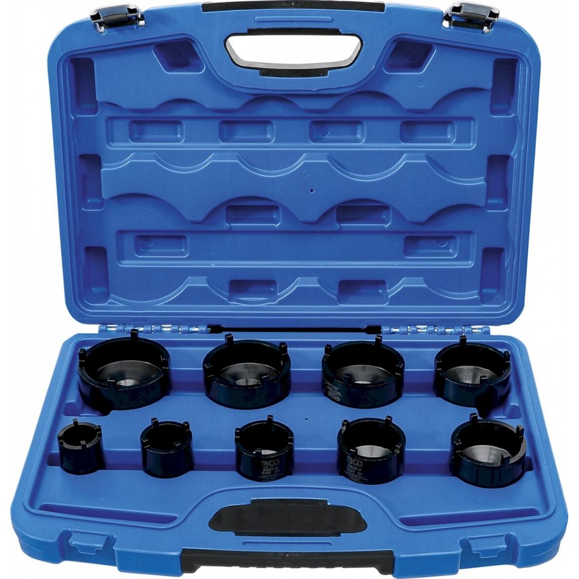 Specializuotų galvučių rinkinys | išoriniai grioveliai | KM4 - KM12 | 9 vnt. (8337)