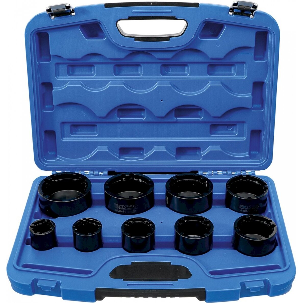 Specializuotų galvučių rinkinys | vidiniai grioveliai | KM4 - KM12 | 9 vnt. (8327) Specializuotų galvučių rinkinys | vidiniai grioveliai | KM4 - KM12 | 9 vnt. (8327)