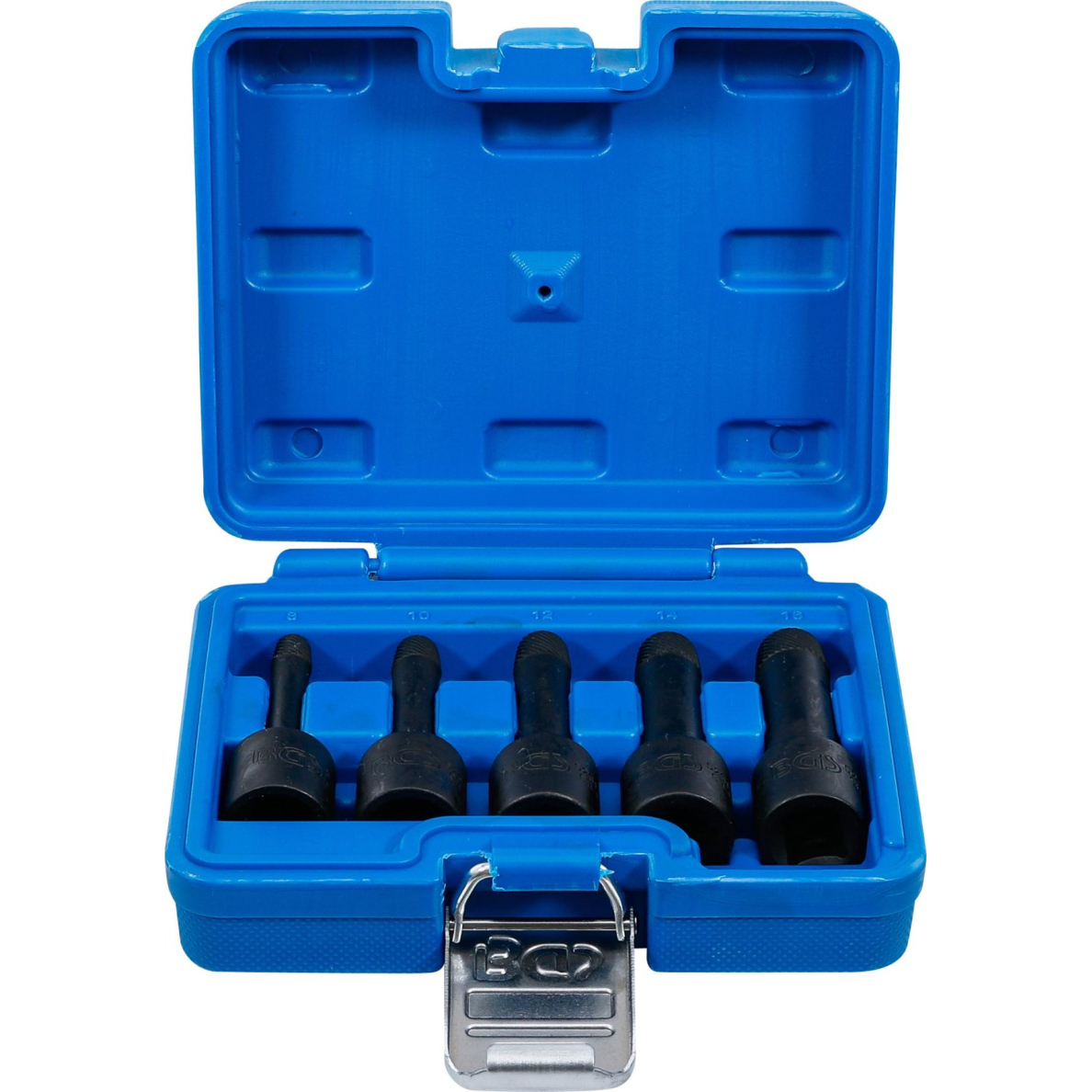 Specialus antgalių rinkinys / sraigtiniai ištraukikliai | 12,5 mm (1/2") | 8 - 16 mm | 5 vnt. (5261) Specialus antgalių rinkinys / sraigtiniai ištraukikliai | 12,5 mm (1/2") | 8 - 16 mm | 5 vnt. (5261)