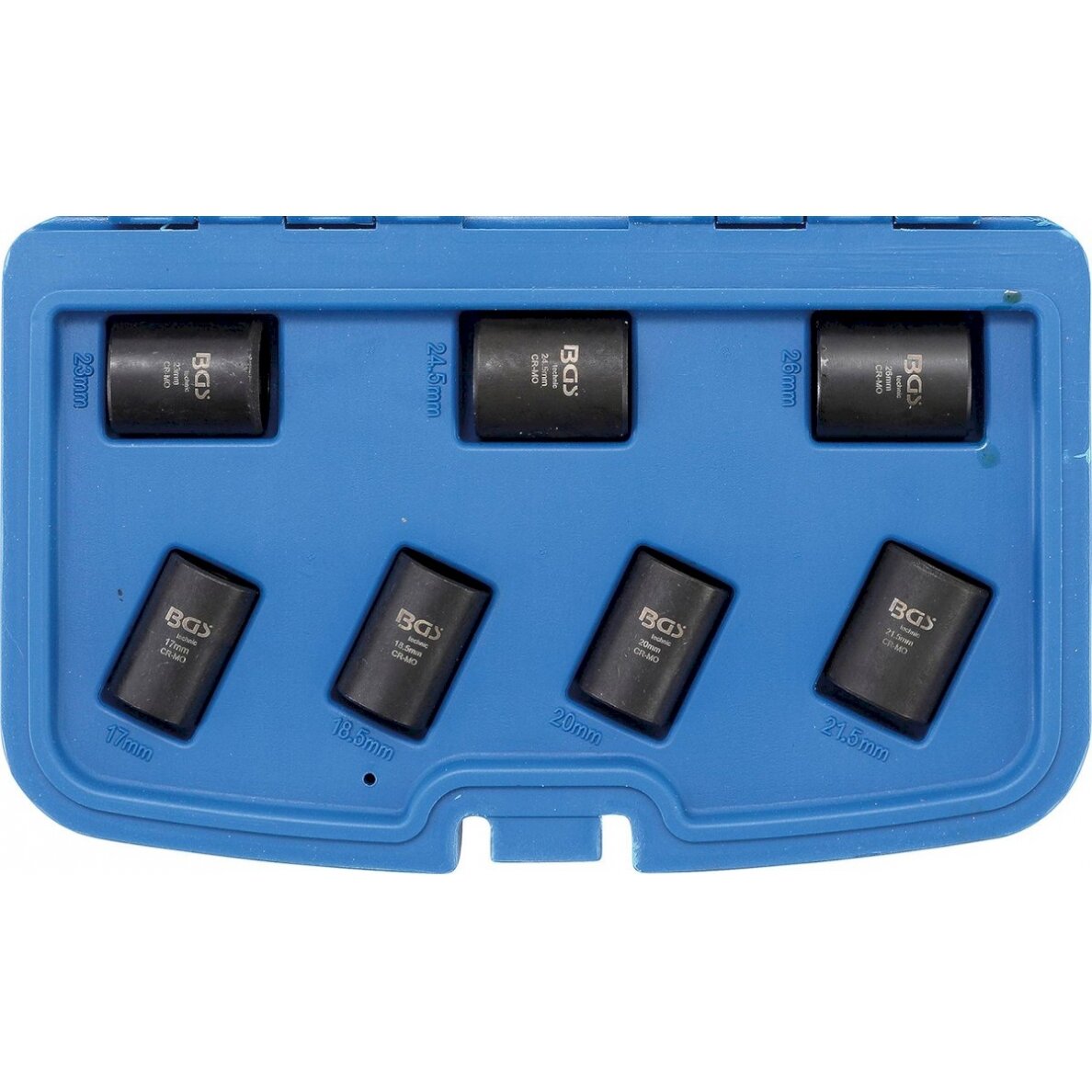 Specialus galvučių rinkinys  / varžtų ištraukikliai | 12,5 mm (1/2") | 17 - 26 mm | 7 vnt. (5291)