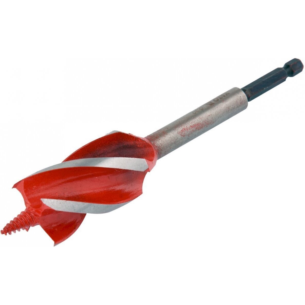 Spiralinis grąžtas medžiui | su hex (1/4") galu | 30 mm (YT-44689) Spiralinis grąžtas medžiui | su hex (1/4") galu | 30 mm (YT-44689)