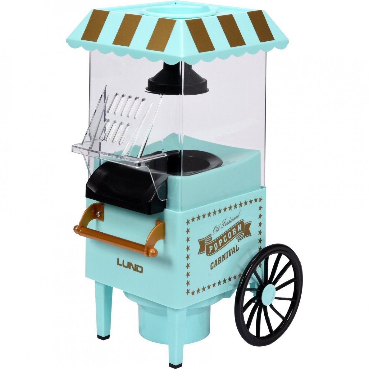 Spragėsių gaminimo aparatas ant ratukų 1200 W Lund Spragėsių gaminimo aparatas ant ratukų 1200 W Lund