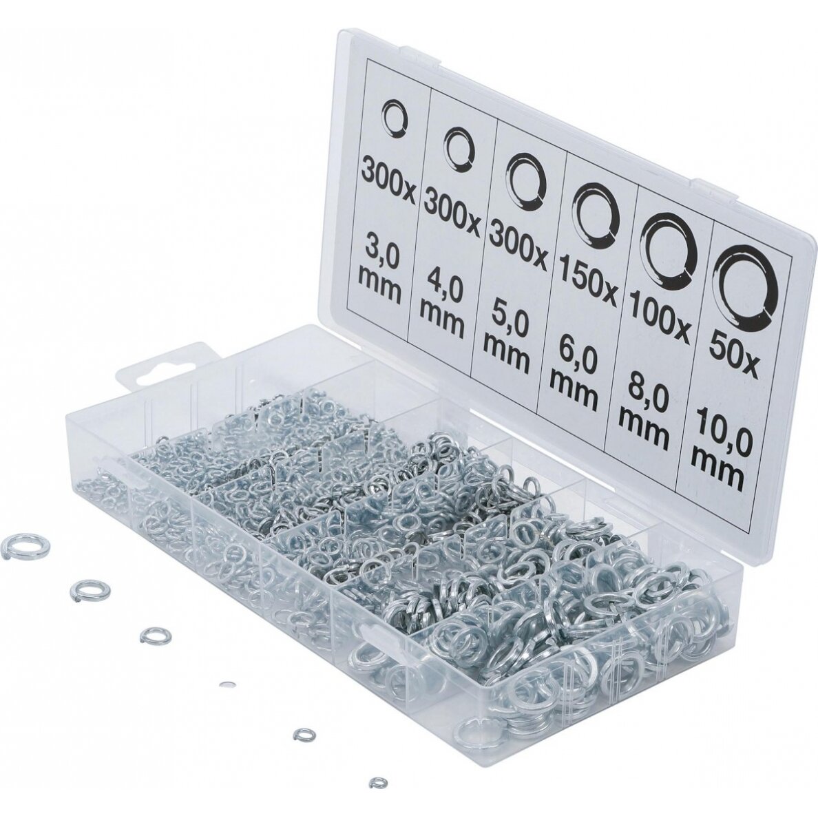 Spyruoklinių tarpinių asortimentas | 1200 vnt. (8053) Spyruoklinių tarpinių asortimentas | 1200 vnt. (8053)