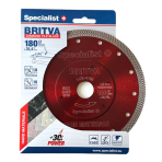SPECIALIST+ deim. diskas BRITVA, 180x1,8x25,4 mm
