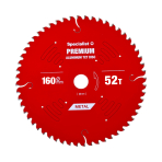 SPECIALIST+ pjovimo diskas Aluminium 160x52Tx20mm
