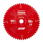 SPECIALIST+ pjovimo diskas Aluminium 184x56Tx20/16mm