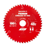 SPECIALIST+ pjovimo diskas Cordless 190x48Tx30mm