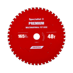 SPECIALIST+ pjovimo diskas Multimaterial 165x48Tx20mm
