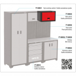 Pakabinama spintelė dirbtuvėms Yato, 66 x 30.5 x 41 cm
