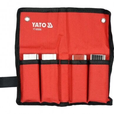 Spaustivų lūpų apsaugų rinkinys | aliuminis | 100 mm (YT-65006) 1 Spaustivų lūpų apsaugų rinkinys | aliuminis | 100 mm (YT-65006) 1