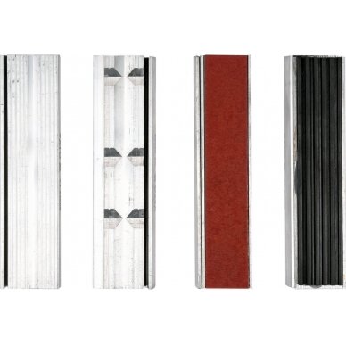 Spaustivų lūpų apsaugų rinkinys | aliuminis | 125 mm (YT-65007) Spaustivų lūpų apsaugų rinkinys | aliuminis | 125 mm (YT-65007)