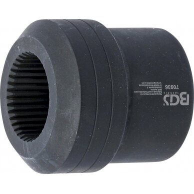 Speciali galvutė | Daugiakampė / Spline | 12,5 mm (1/2") | galinės ašies įvesties velenui | BMW (70936)