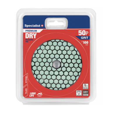 SPECIALIST+ deimant. Šlifavimo lap., universalus, 100 mm, 50P SPECIALIST+ deimant. Šlifavimo lap., universalus, 100 mm, 50P