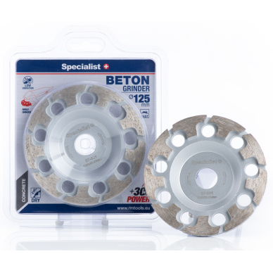 SPECIALIST+ deimantinė šlif. Lėkštelė, T formos, 125x22 mm 7 SPECIALIST+ deimantinė šlif. Lėkštelė, T formos, 125x22 mm 7