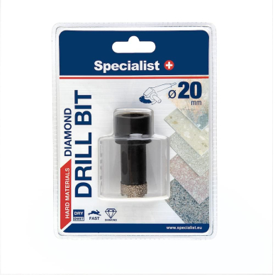 SPECIALIST+ deimantinis grąžtas D20 M14 SPECIALIST+ deimantinis grąžtas D20 M14