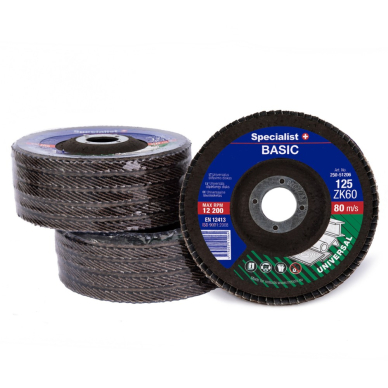 SPECIALIST+ lapelinis šlif. diskas BASIC ZK60, 125 mm 3 SPECIALIST+ lapelinis šlif. diskas BASIC ZK60, 125 mm 3
