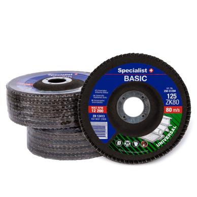 SPECIALIST+ lapelinis šlif. diskas BASIC ZK80, 125 mm 3 SPECIALIST+ lapelinis šlif. diskas BASIC ZK80, 125 mm 3