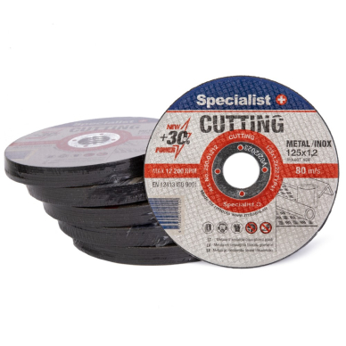SPECIALIST+ metalo pj.diskas CUTTING, 125x1.2x22 mm 3 SPECIALIST+ metalo pj.diskas CUTTING, 125x1.2x22 mm 3