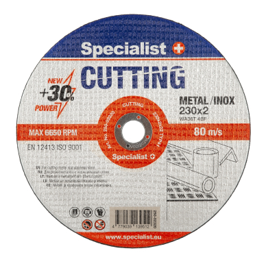 SPECIALIST+ metalo pj.diskas CUTTING, 230x2x22 mm SPECIALIST+ metalo pj.diskas CUTTING, 230x2x22 mm
