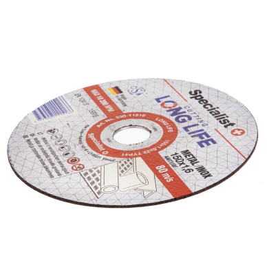 SPECIALIST+ metalo pj.diskas LONG LIFE, 150x1.6x22 mm 1 SPECIALIST+ metalo pj.diskas LONG LIFE, 150x1.6x22 mm 1