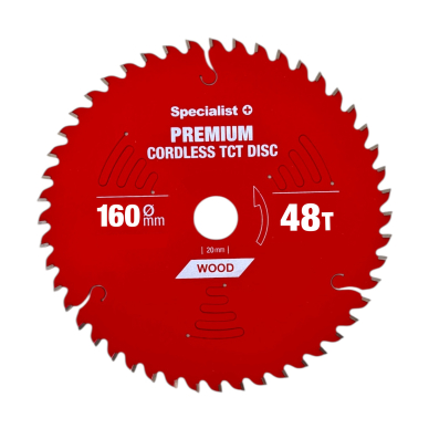 SPECIALIST+ pjovimo diskas Cordless 160x48Tx20mm
