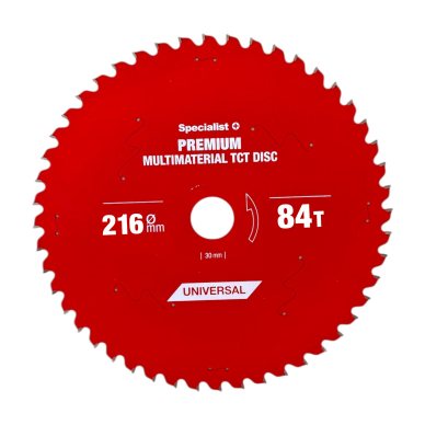 SPECIALIST+ pjovimo diskas Multimaterial 216x84Tx30mm