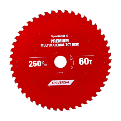 SPECIALIST+ pjovimo diskas Multimaterial 260x60Tx30mm