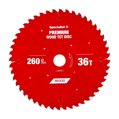 SPECIALIST+ pjovimo diskas Wood 260x36Tx30mm