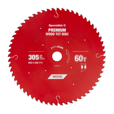 SPECIALIST+ pjovimo diskas Wood 305x60Tx30mm 1
