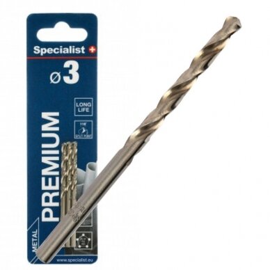 Specialist+ Premium met. gr. 3 mm 3 vnt Specialist+ Premium met. gr. 3 mm 3 vnt