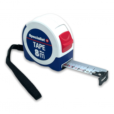 Specialist+ Tape ruletė 8 m x 25 mm