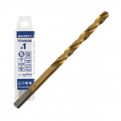 Specialist+ Titan met. gr. 1 mm 10vnt Specialist+ Titan met. gr. 1 mm 10vnt