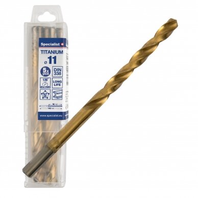 Specialist+ Titan met. gr. 11 mm 5vnt Specialist+ Titan met. gr. 11 mm 5vnt